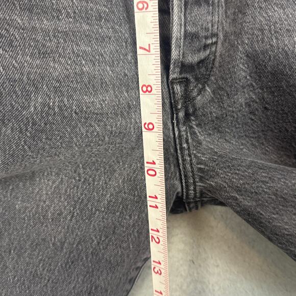 Levi's Ribcage Straight Jeans Joli Thorax Droit Black Wash Size 28 French Levi's - Picture 6 of 11